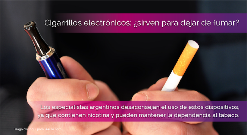 Cigarrillos electrónicos: ¿sirven para dejar de fumar?