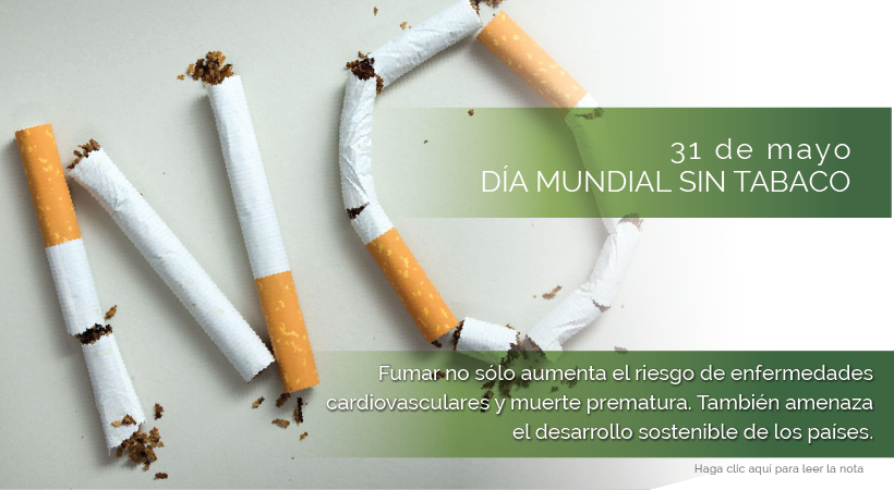 31 de mayo: Día Mundial Sin Tabaco