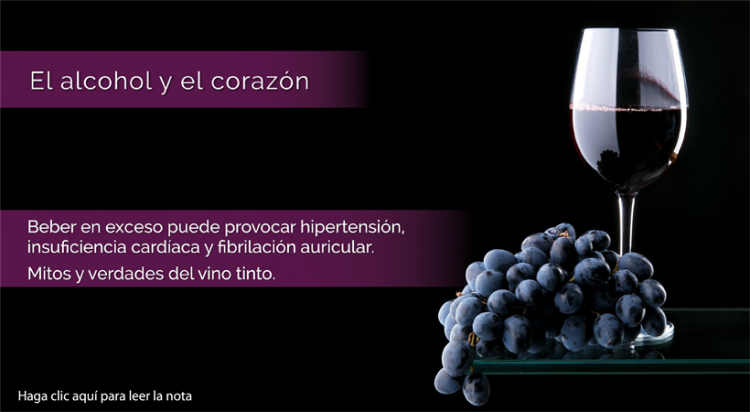 El alcohol y el corazón El alcohol y el corazón